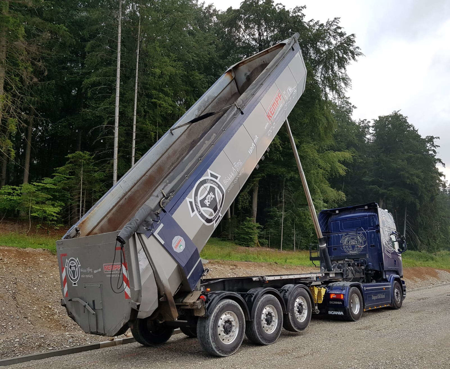 Kipper-Lkw von Christian Ullmann Transporte